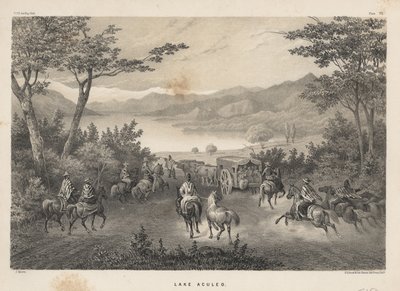 Lake Aculeo, 1855 by James Fuller Queen